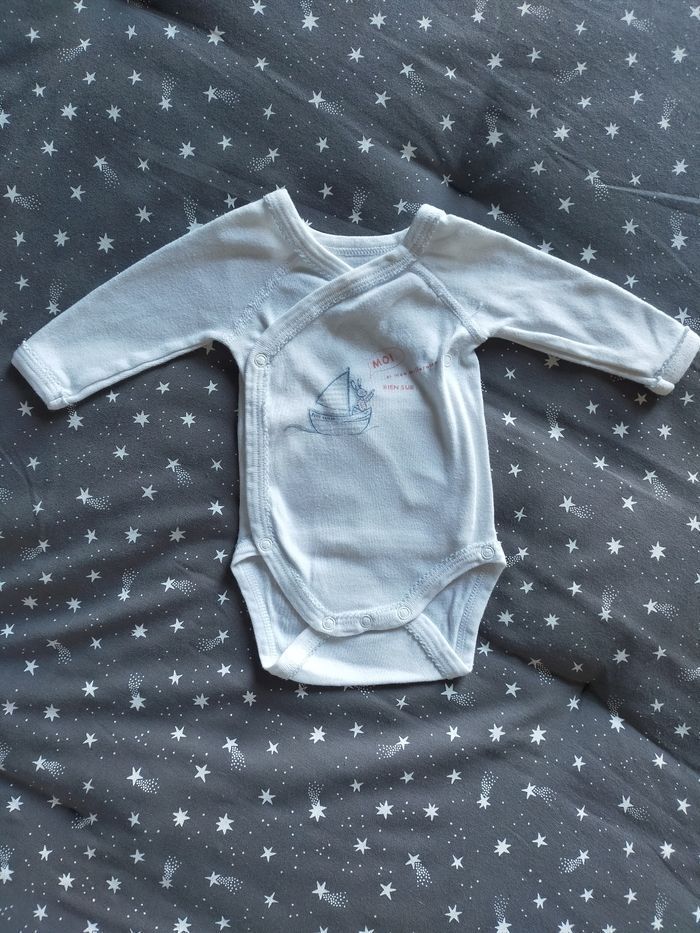 Lot de 3 bodys - taille naissance - photo numéro 3