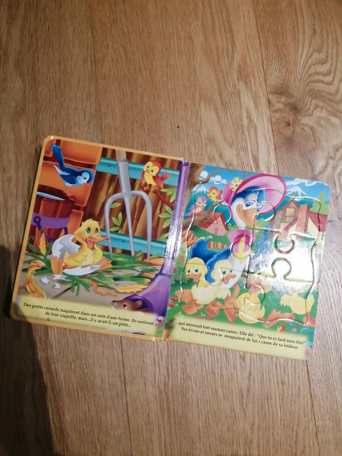 Livre puzzle le vilain petit canard - photo numéro 3