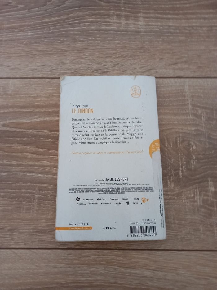 Livre Feydeau "le dindon" éditions livre de poche 1989 - photo numéro 2