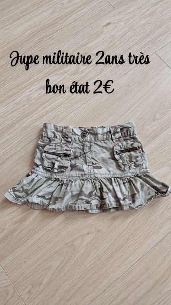 Jupe militaire 2ans 