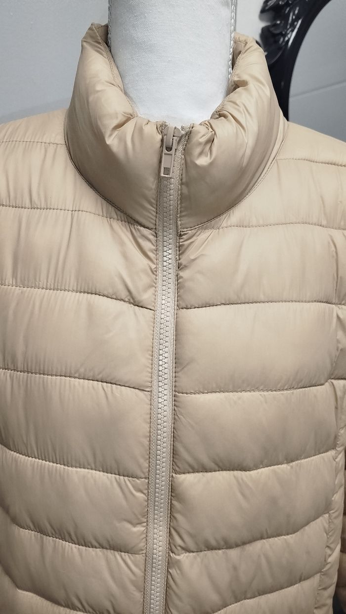 Doudoune beige Tissaia - photo numéro 5