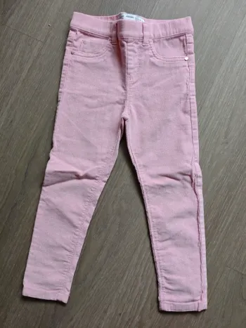 Jegging rose paillette