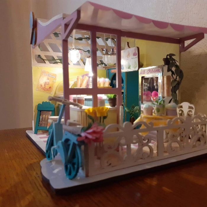 Miniature/diorama/vitrine Marchand de glace - Idée cadeau original - photo numéro 2