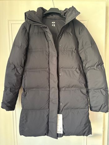 Doudoune UNIQLO mi-longue sans coutures - chaude & légère, garnissage duvet premium - édition japonaise