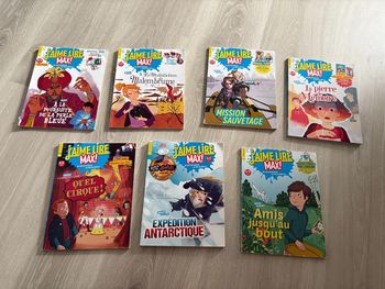 Lot de 7 j’aime lire max