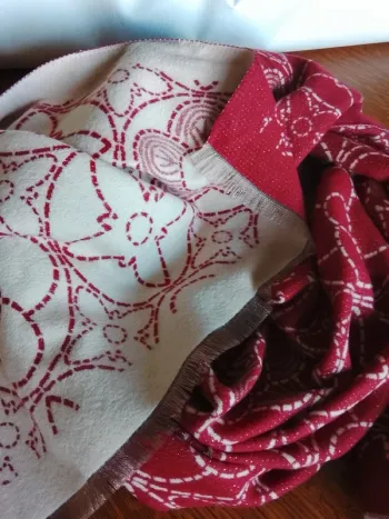 Echarpe bordeaux et écu