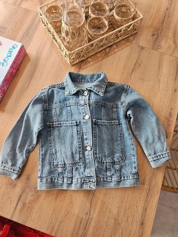 Veste en jean avec nounours
