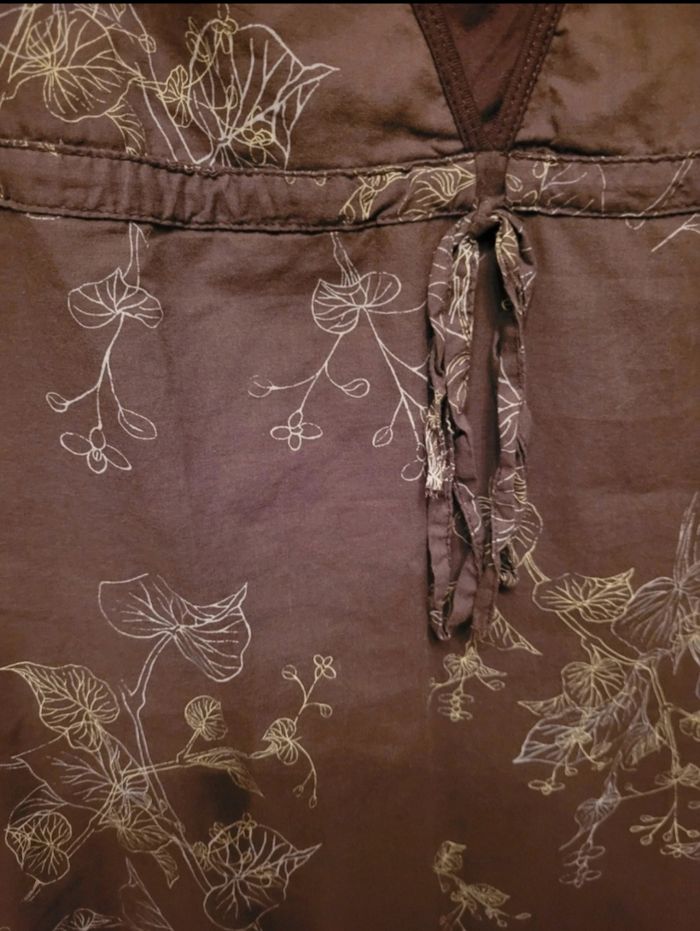 Robe marron cache cache - photo numéro 3