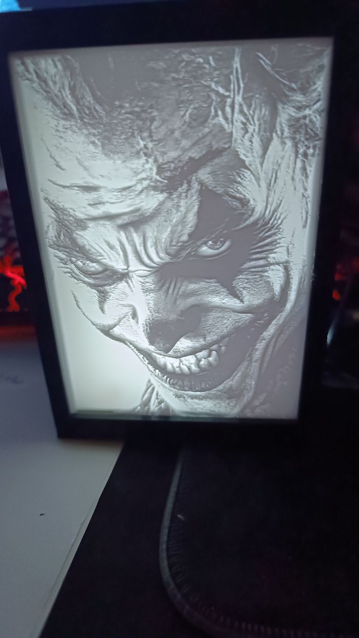 Lampe litho Joker