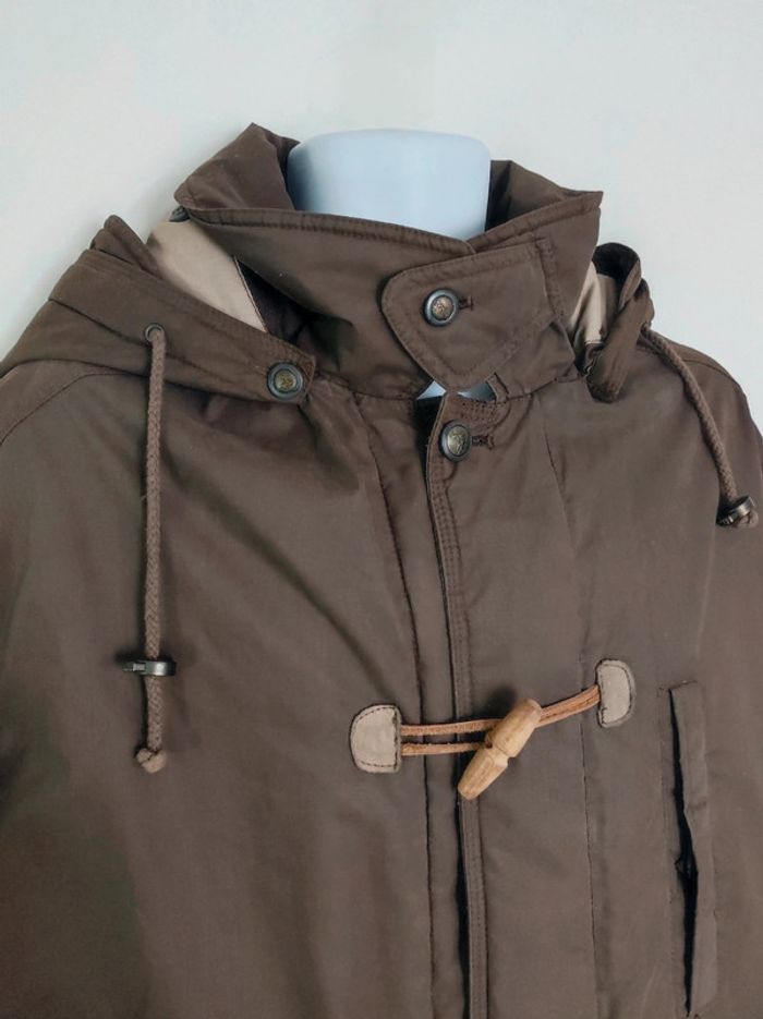 Duffle-coat marron capuche amovible vintage / Goanna American Flavor - 40/L à 42/XL - photo numéro 13