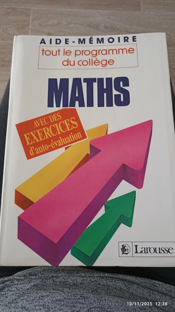 Livre Maths tout le programme du collège