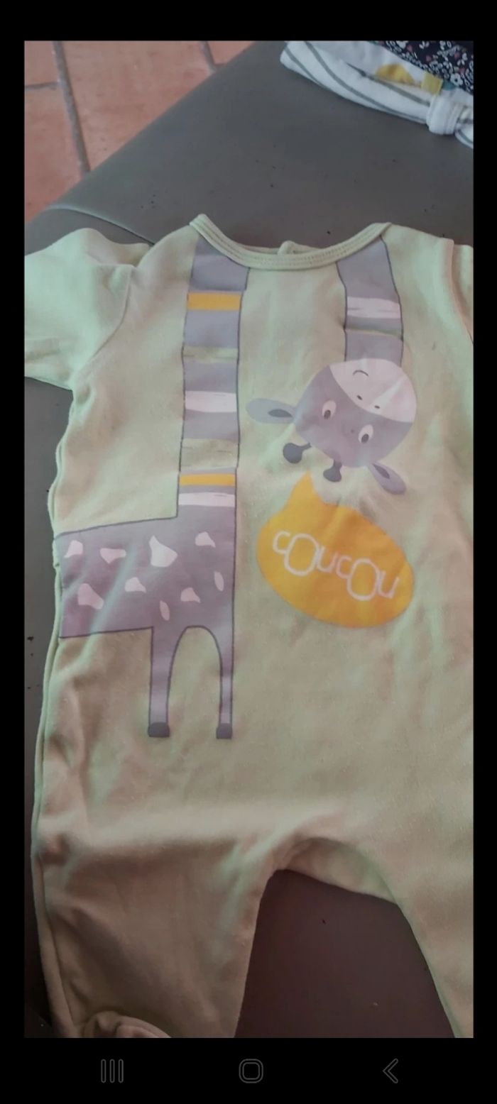 Pyjama ete ou bodie hivers 1 mois - photo numéro 3