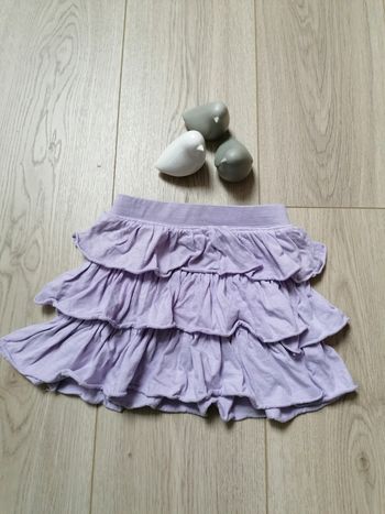 Jupe été à froufroux lila La Halle fille 4 ans #espanolitinafille4ans