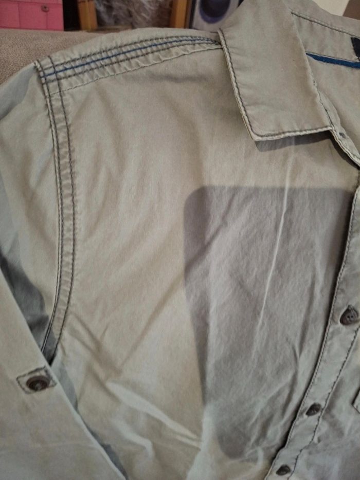 Chemise manche longue grise - photo numéro 7