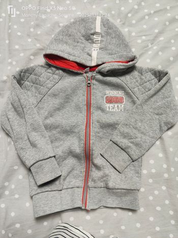 Veste jogging 110/116cm Zeeman Réduction jusqu'à -70%