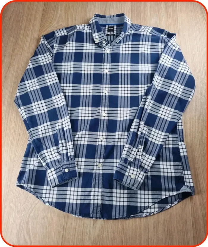 Chemise à rayures Hugo Boss homme Taille M - photo numéro 2