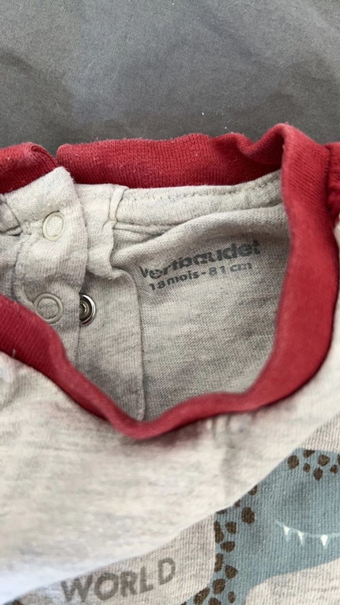 T-shirt dinosaure 18 mois - photo numéro 2