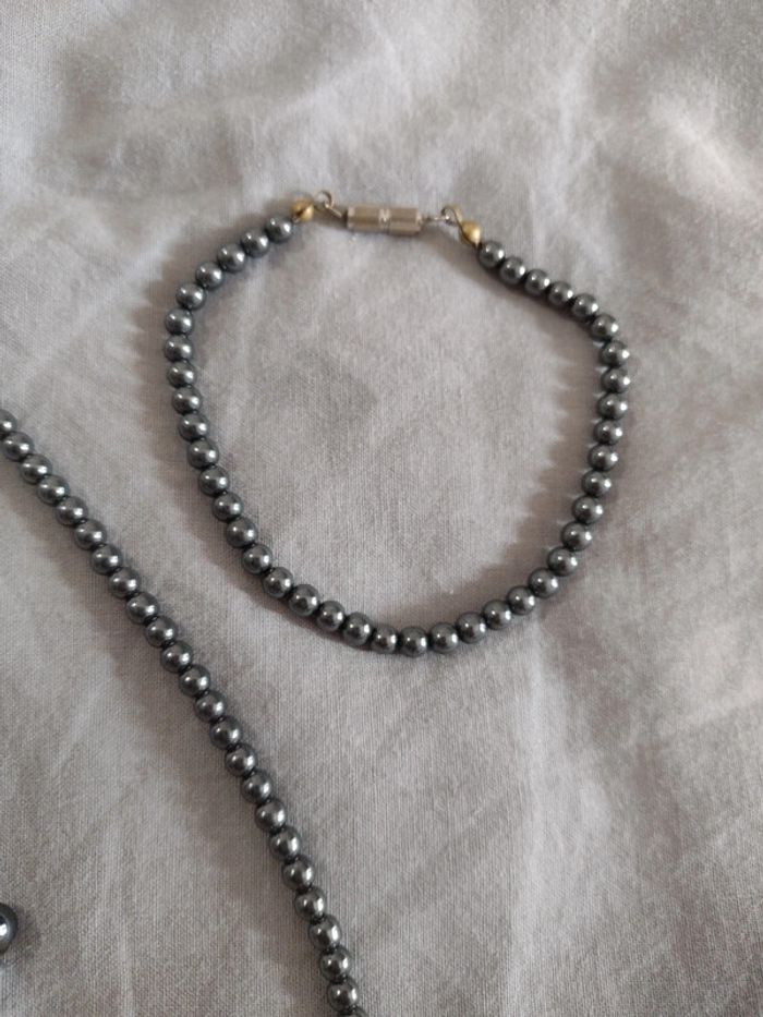 Collier+bracelet+boucles d'oreilles - photo numéro 4
