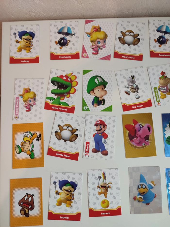 Lot 31 carte panini super Mario - photo numéro 2