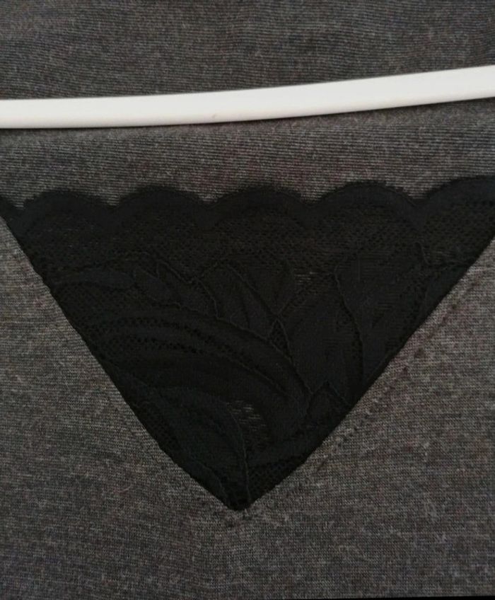 Débardeur gris anthracite camaïeu taille S - photo numéro 3