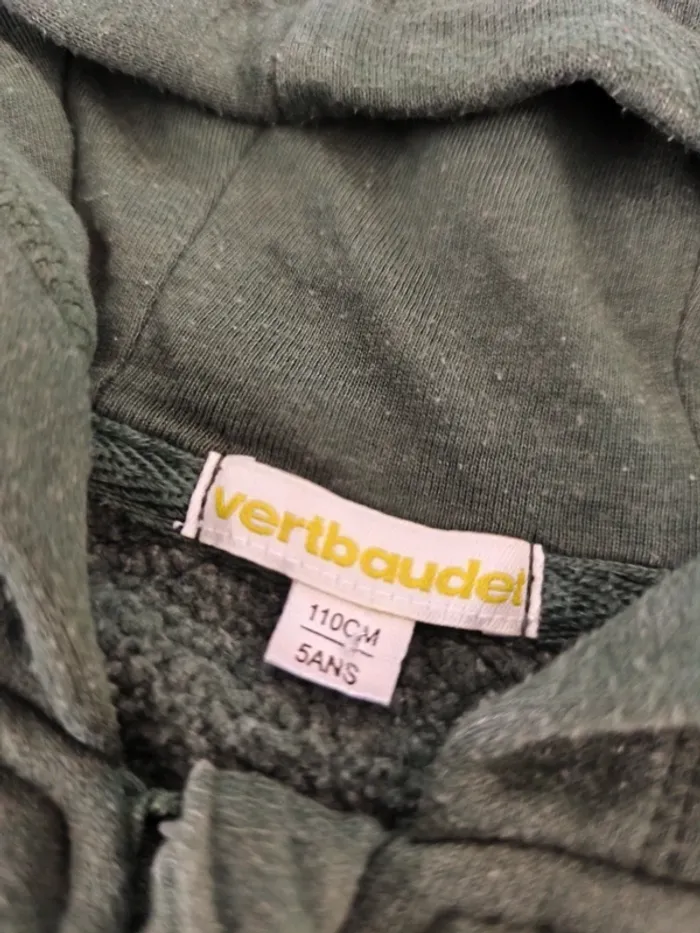 Veste à capuche Vertbaudet 5 ans - photo numéro 2