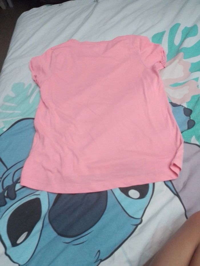 Tee-shirt gémo fuchsia 12ans - photo numéro 2