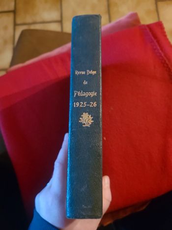 Revue belge de la pedagogie. 1925-1926