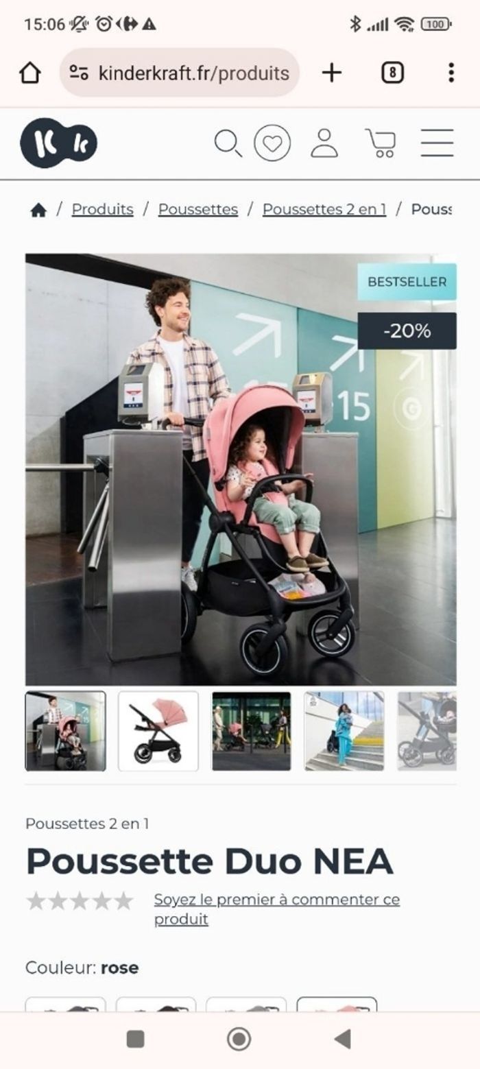 Poussette kinderkraft - photo numéro 4