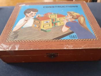 Encienne boîte de jeu en bois