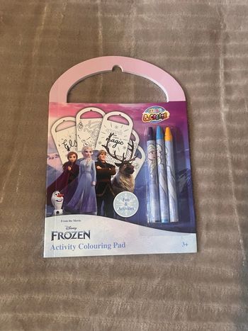 Carnet d'activités frozen reine des neiges