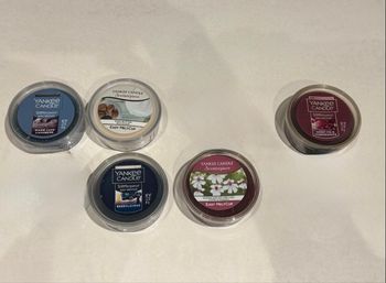 Lot de 5 meltcup Yankee Candle