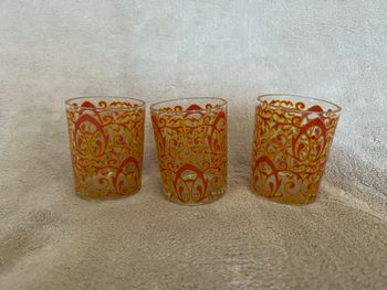 Lot de 3 verres à thé – style oriental