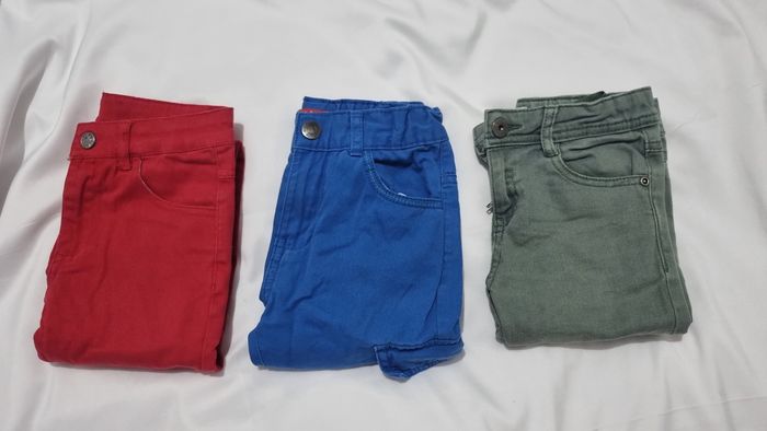 Pantalon Biker Rouge Vif pour Enfant - Taille 5 ans - photo numéro 6