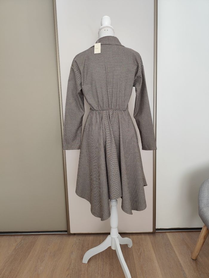 Robe neuve mi longue Maje taille 1 pied de poule automne hiver - photo numéro 6