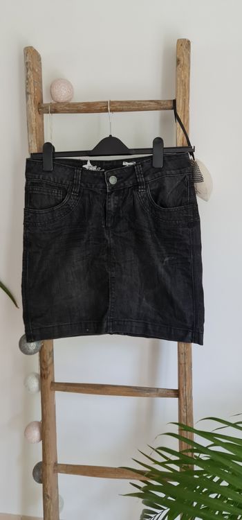 Jupe en jeans noir Cache Cache taille 42 XL