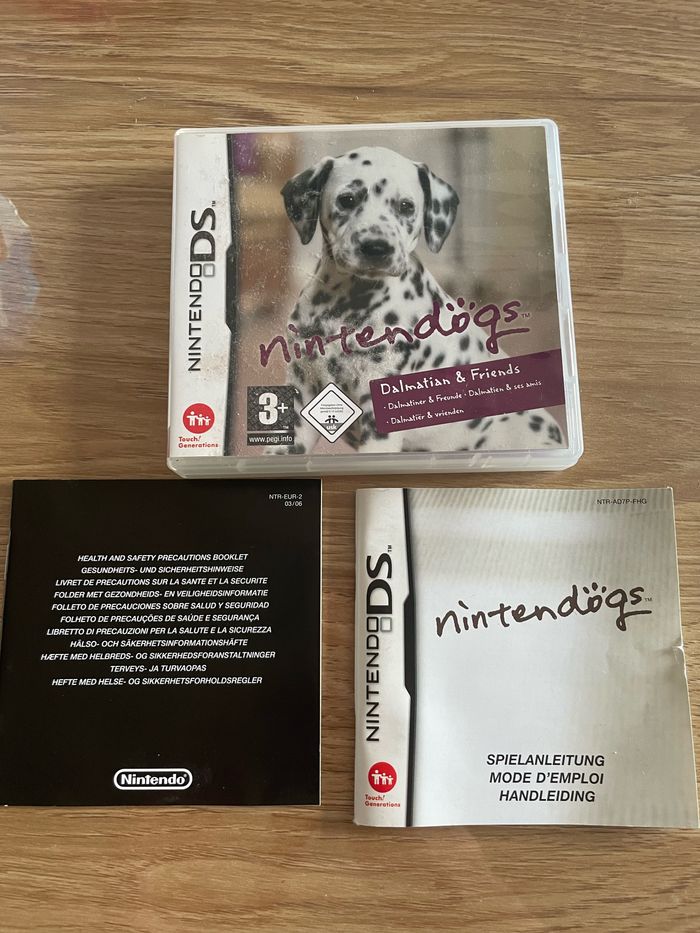 Boîte vide jeu nintendogs DS - photo numéro 4