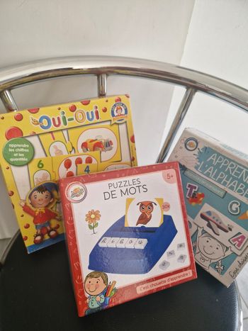 Lots de 3 jeux pour apprendre a écrire et a compter