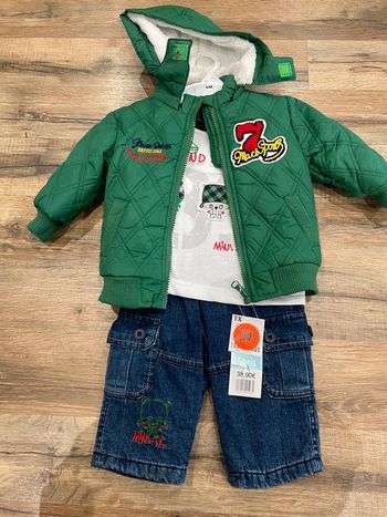 Ensemble 3 pièces 6 mois Tom et kitty