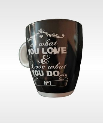Tasse noir love