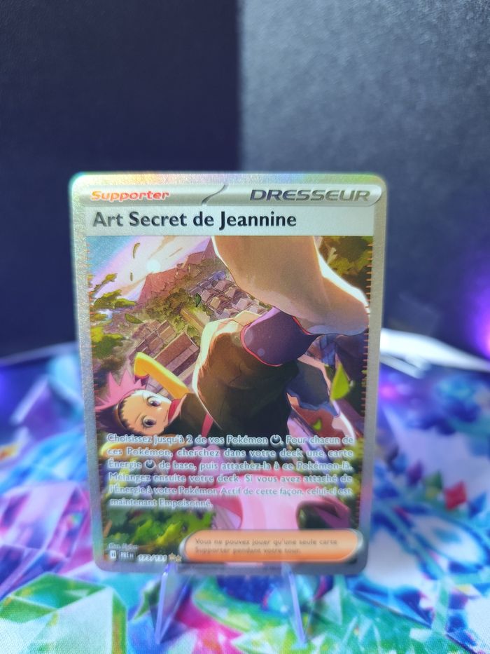 Carte pokémon neuve 🇨🇵 Art secret de Jeanine 183/131 évolution prismatique - photo numéro 2