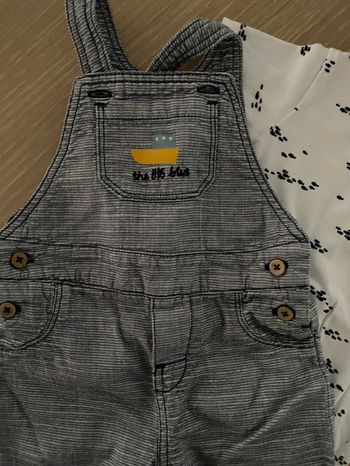 Ensemble salopette t shirt