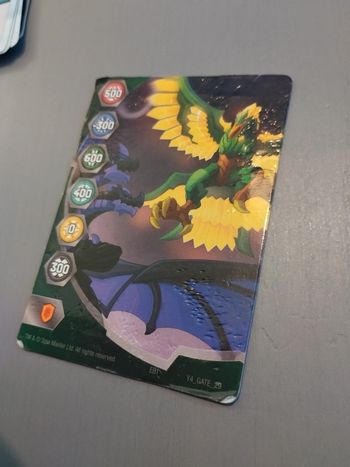 Carte magnétique Bakugan