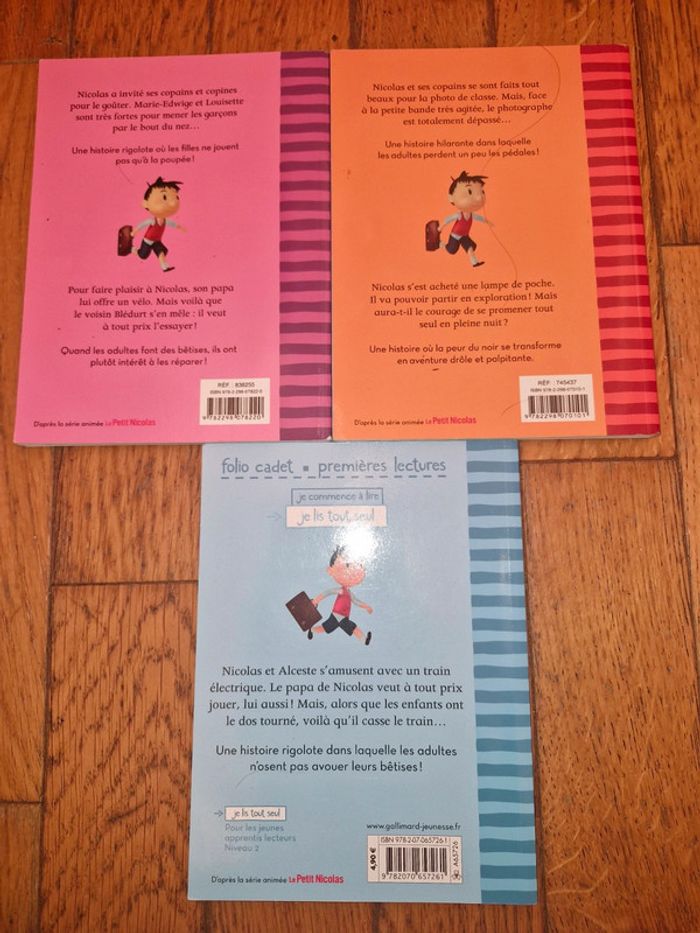 Lot de 3 livres petit Nicolas - photo numéro 2