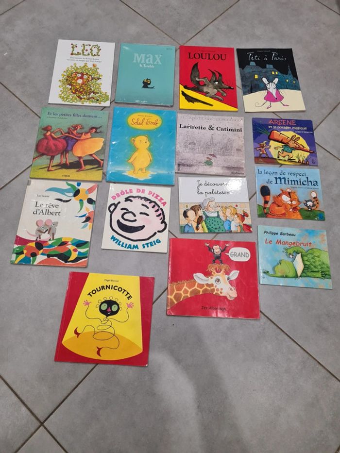 Lot de 15 livres enfants école des max loisirs