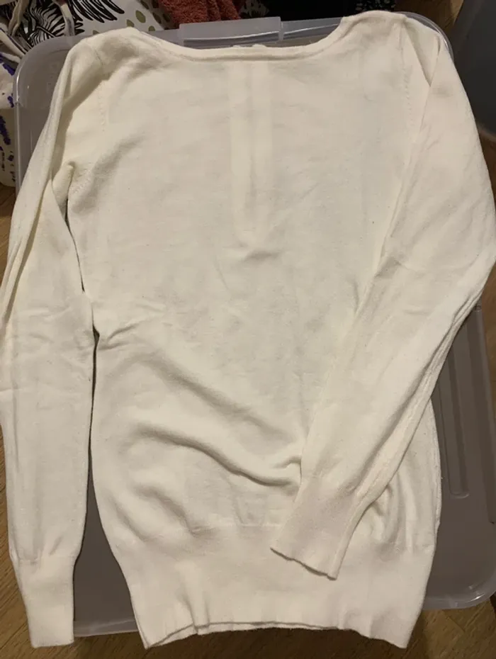 Pull avec motif papillon