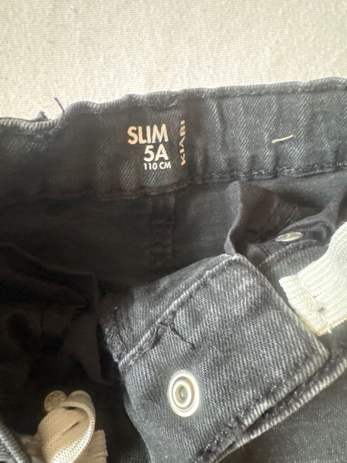 Jeans gris foncé kiabi 5 ans - photo numéro 2