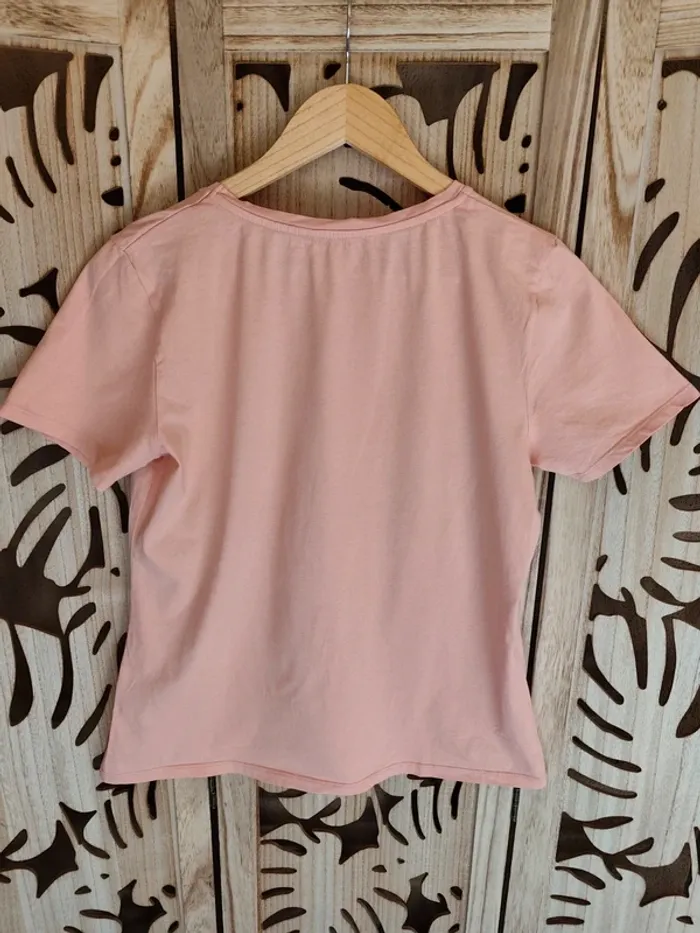 Tee shirt impression avant T 40 Camaïeu - photo numéro 9