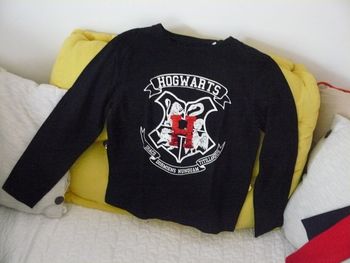 T-shirt manches longues Harry Potter taille 10 ans noir