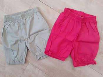 Lot de 2 shorts 6mois