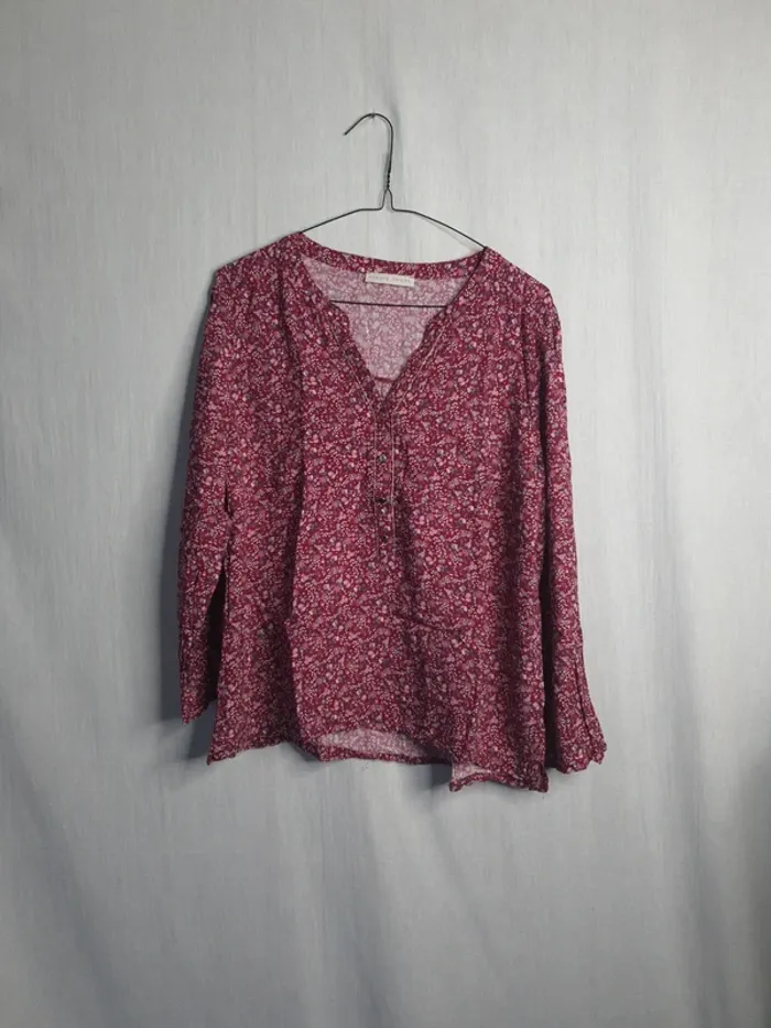 Blouse fleurie Armand Thierry